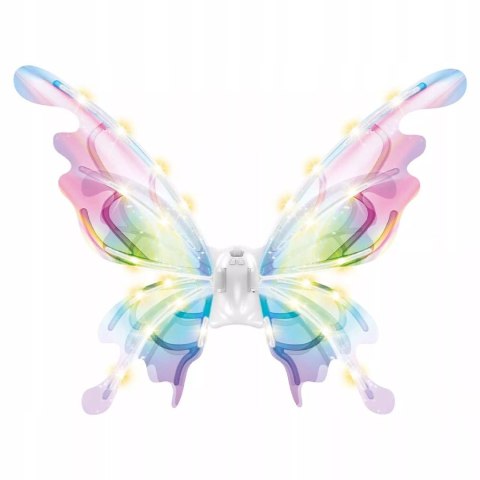 Świecące skrzydła motyla LED bajkowe skrzydełka dla małych wróżek
