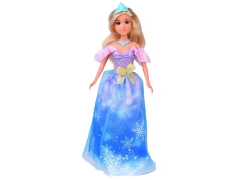 Bajkowa lalka księżniczka w balowej sukni + królewska karoca koń ZA5705