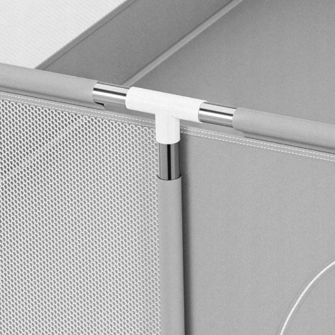 Kojec dla dzieci 126x126 cm suchy basen plac zabaw ogrodowy szary