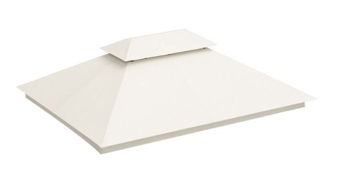 DACH DO PAWILONU OGRODOWEGO 3X4 M WODOODPORNE POSZYCIE OTWÓR WENTYLACYJNY BEŻOWY MULTIGARDEN