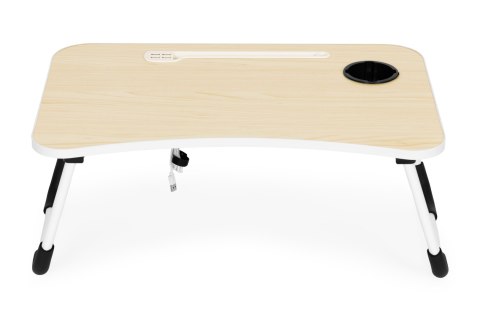 PODSTAWKA POD LAPTOPA SKŁADANA TACA 60X40 CM LAMPKA WIATRAK MODERNHOME