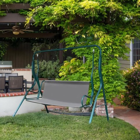 SIEDZISKO PODKŁAD DO HUŚTAWKI OGRODOWEJ 127X100 CM SZARE MULTIGARDEN