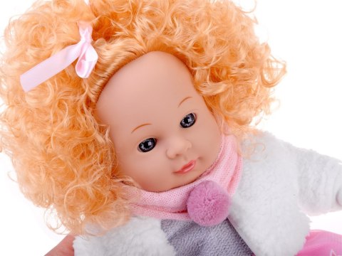 Interaktywna lalka ALICJA 32cm z burzą blond włosów - mówi i gaworzy ZA5841