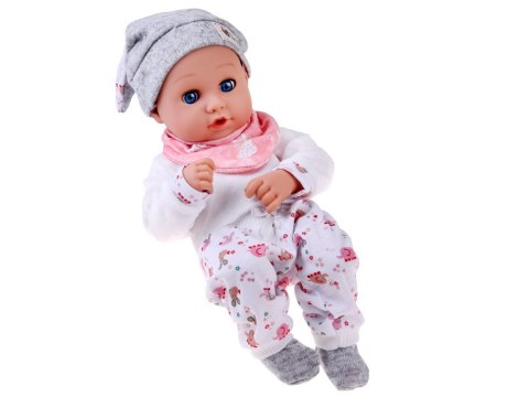 Lalka BOBAS 32cm z ruchomymi oczkami + akcesoria do karmienia ZA5833