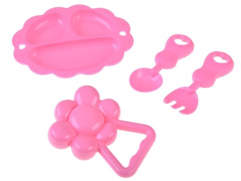 Lalka BOBAS 32cm z ruchomymi oczkami + akcesoria do karmienia ZA5833