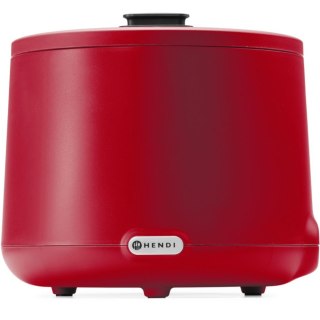 Kociołek termos elektryczny do zupy UNIQ 35-85 C 8 l 500 W - czerwony