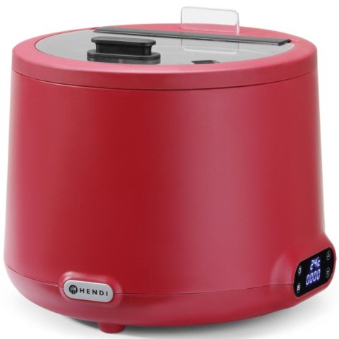 Kociołek termos elektryczny do zupy UNIQ 35-85 C 8 l 500 W - czerwony