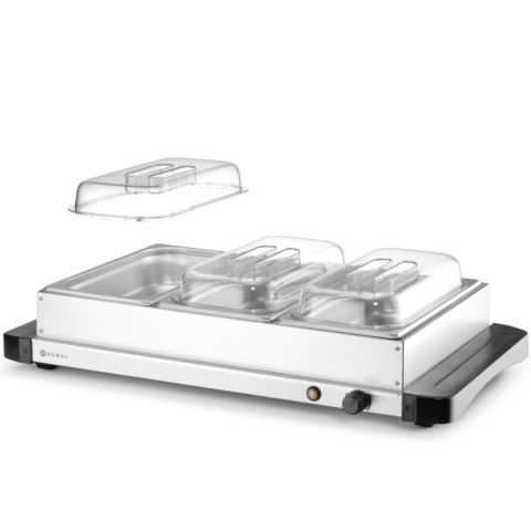 Podgrzewacz elektryczny płyta grzewcza do potraw 3x GN 1/3 400 W