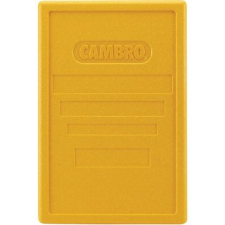 Pokrywa do pojemników Cam GoBox ładowanych od góry 600x400 mm - żółta