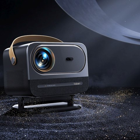 Projektor multimedialny U12 z głośnikami stereo LCD FullHD 1080p - czarny