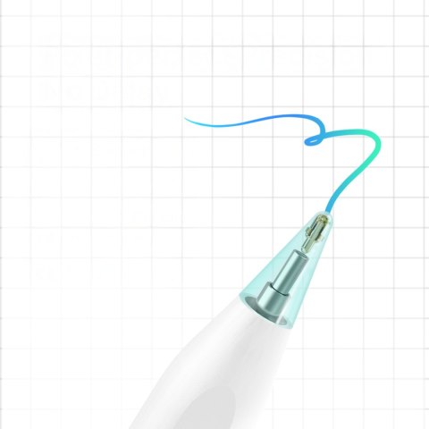 Rysik stylus WRA-08 do Apple iPad 2018-2025 USB-C- biały