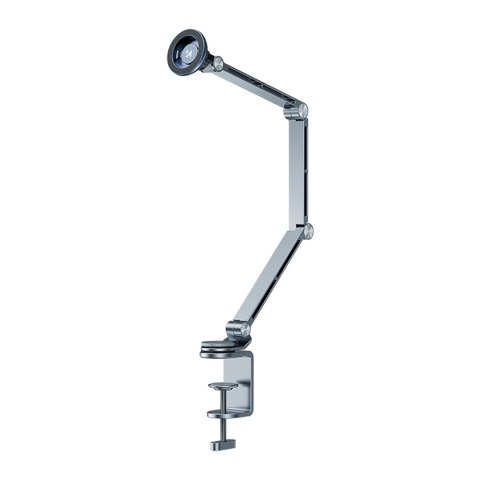 Uchwyt magnetyczny biurkowy 360 składany na telefon tablet - szary