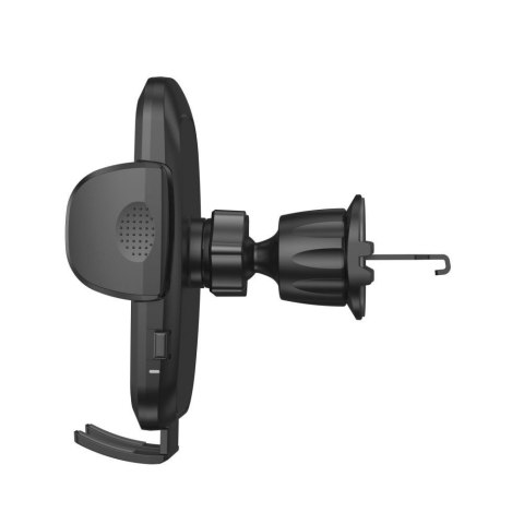Uchwyt samochodowy z ładowarką indukcyjną do telefonu na kokpit kratkę 15W - czarny