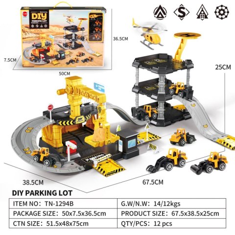 Zestaw Parking i Plac Budowy + Autka