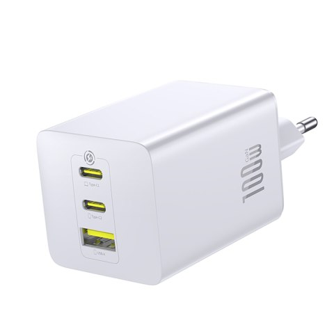 Ładowarka sieciowa EnerFill FE11 2x USB-C USB-A 100W - biała