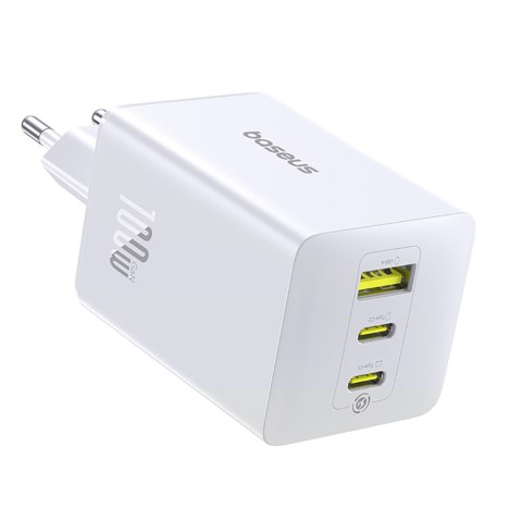 Ładowarka sieciowa EnerFill FE11 2x USB-C USB-A 100W - biała