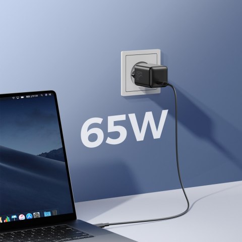 Ładowarka sieciowa USB-C EU 65W - czarna