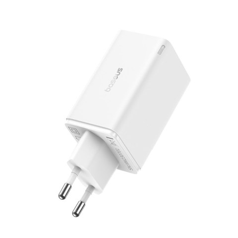 Ładowarka sieciowa USB-C USB-A GaN6 Pro 100W z kablem USB-C 1m - biała
