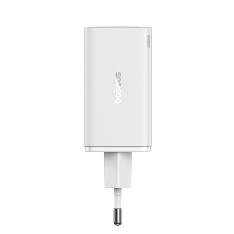 Ładowarka sieciowa USB-C USB-A GaN6 Pro 100W z kablem USB-C 1m - biała