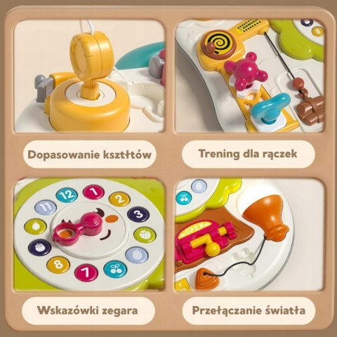 WOOPIE Tablica Montessori Manipulacyjna Sensoryczna Interaktywna dla Malucha