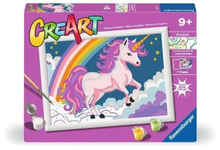 CreArt dla dzieci: Różowy Neon - Jednorożec