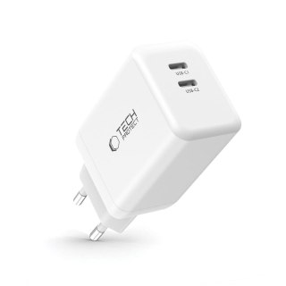 Ładowarka sieciowa NC45W-GAN 2x USB-C 45W - biała