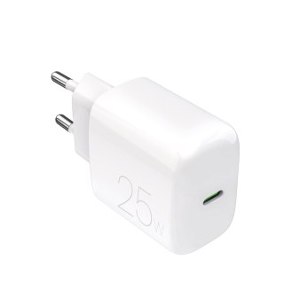 Ładowarka sieciowa USB-C Power Delivery 25W - biała