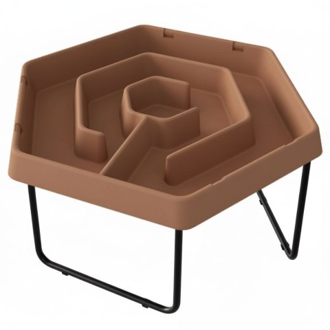 MASTERKIDZ Sześciokątny Stolik Do Zabawy Piaskiem i Wodą Labirynt Regulowana Wysokość