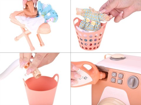 Automatyczna Pralka Suszarka 2w1 dla Dzieci Obrotowy Bęben akcesoria ZA5870