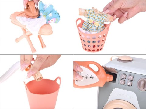 Automatyczna Pralka Suszarka 2w1 dla Dzieci Obrotowy Bęben akcesoria ZA5870