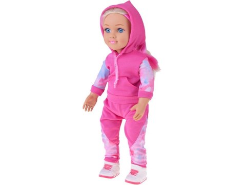 Duża sportowa lalka 48cm w dresie + wbudowana melodia i miękki tułów ZA5844