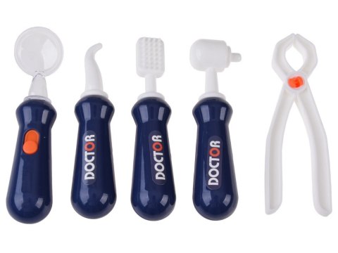 Interaktywny WÓZEK LEKARSKI Zestaw do zabawy w lekarza i dentystę ZA5874