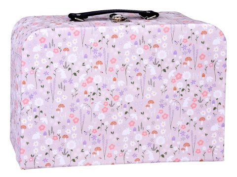 KWIECISTY Domek dla lalek w zamykanej walizce + drewniane mebelki ZA5930