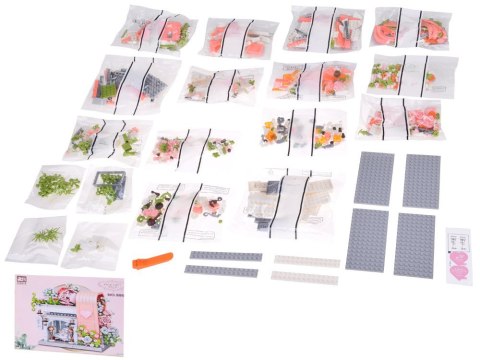 Klocki Romantyczna sala ślubna z witryną + kwiaty i suknia 1047-ele ZA5739