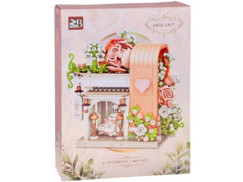 Klocki Romantyczna sala ślubna z witryną + kwiaty i suknia 1047-ele ZA5739