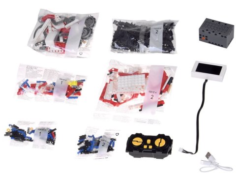 Klocki Techniczne Robots Pro 5w1 Zestaw z Pilotem i Ekranem LED RC0741