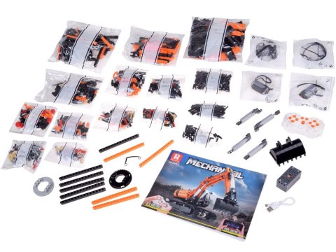 Klocki konstrukcyjne Zdalnie sterowana KOPARKA 1106-ele ZA5797