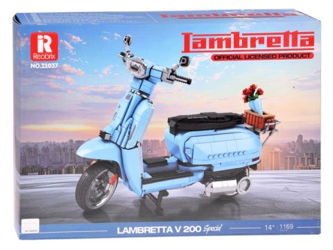 Klocki licencjonowane Włoski SKUTER Lambretta V 200 Special 1169-ele ZA5795