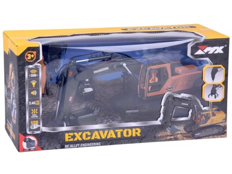 Koparka 3w1 zdalnie sterowana Pojazd budowlany Wymienne końcówki RC0752