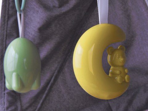 Leżaczek Bujaczek Krzesełko 3w1 z Moskitiera dla Niemowląt + Pilot ZA5822