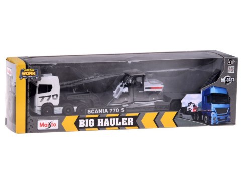 Maisto Licencjonowane Auto Metalowe SCANIA 770S + naczepa Spychacz ZA5966