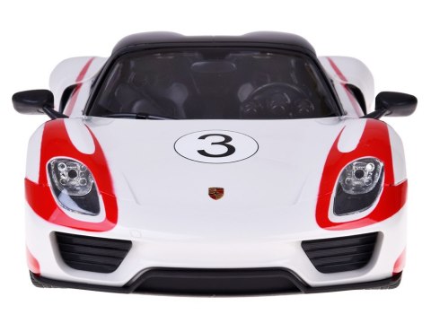 Rastar auto zdalnie sterowane Porsche 918 Spyder 1:14 pilot ośw RC0711