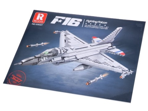 Reobrix Klocki konstrukcyjne samolot myśliwiec F16 1337ele ZA5801