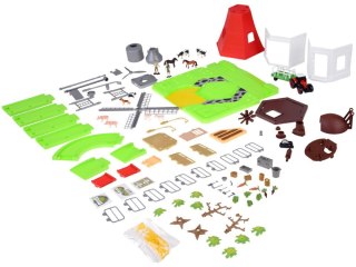 SERIA ZWIERZĘTA FARMA Zestaw WIATRAK młyn 101ele figurki ZA5688