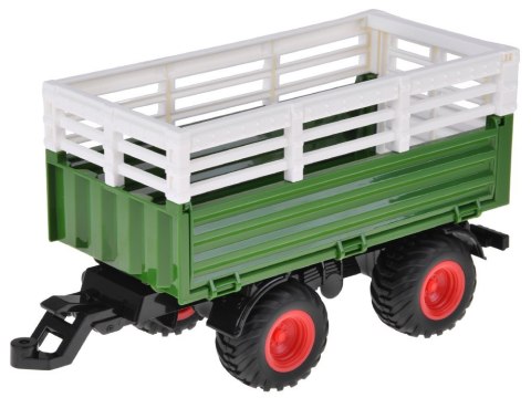 Sterowany Traktor na pilota z przyczepą i chwytakiem bale drewna RC0719