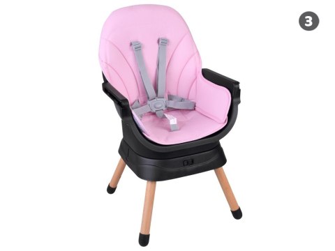 Wielofunkcyjny fotel obracane krzesełko do karmienia 6w1 dla dzieci ZA5659