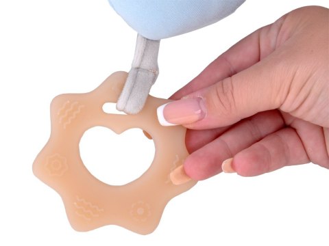 Zawieszka do łóżeczka z Miś Gryzak Grzechotka Prezent dla noworodka ZA5878