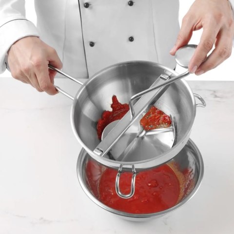 Sito do przecierania warzyw ze stali nierdzewnej śr. 200 mm - Hendi 515501