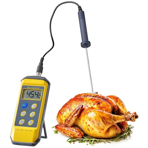 Termometr gastronomiczny cyfrowy HACCP z sondą na przewodzie - Hendi 271407