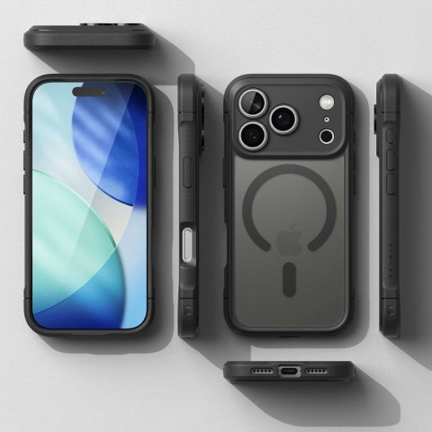 Etui plecki case na iPhone 17 Pro Fusion Bold Magnetic MagSafe - czarny mat